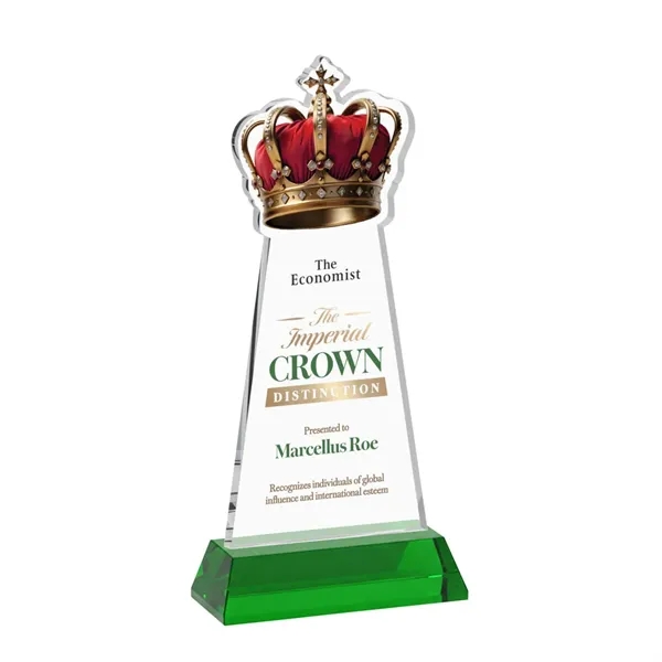Item #AWV4406-G Crown VividPrint™ Award on Hartford Base - Green