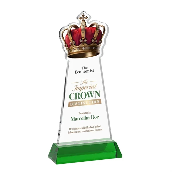 Item #AWV4406-G Crown VividPrint™ Award on Hartford Base - Green