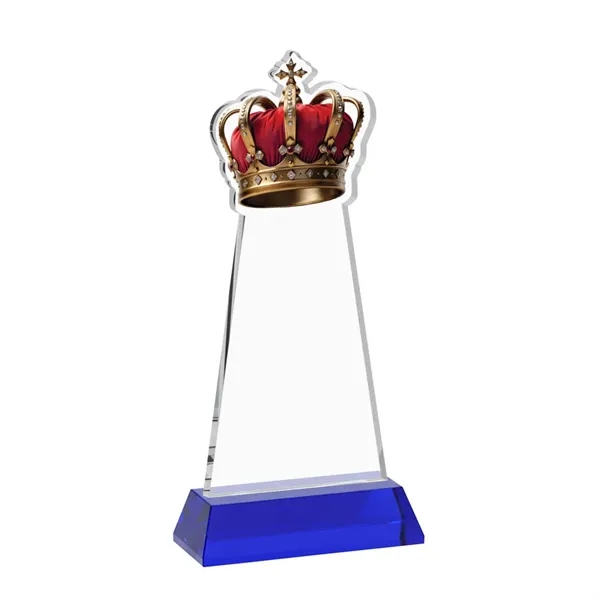Item #AWV4406-L Crown VividPrint™ Award on Hartford Base - Blue