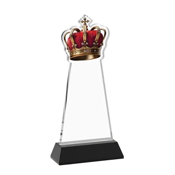 Item #AWV4406-K Crown VividPrint™ Award on Hartford Base - Black