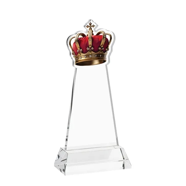 Item #AWARD AWV4406 Crown VividPrint™ Award on Hartford Base - Clear