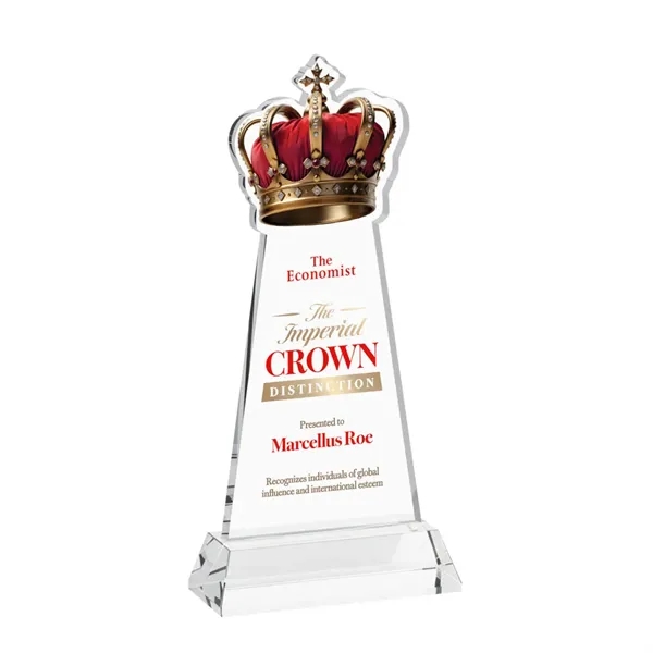 Item #AWARD AWV4406 Crown VividPrint™ Award on Hartford Base - Clear