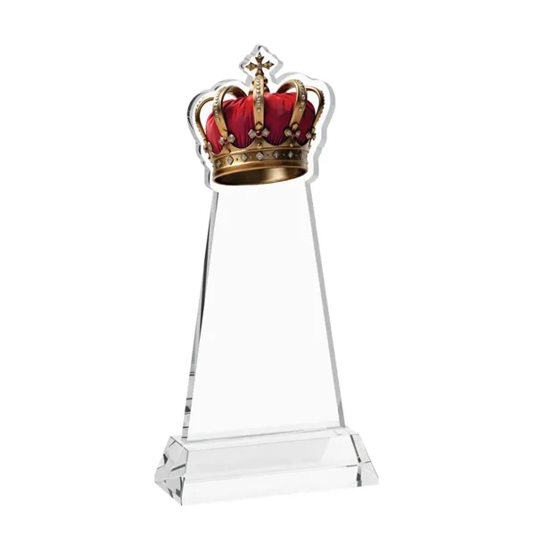Item #AWARD AWV4406 Crown VividPrint™ Award on Hartford Base - Clear