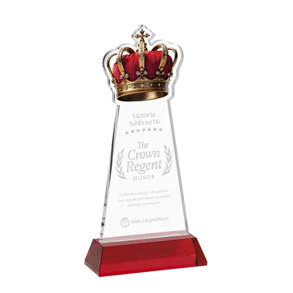 Item #AWS4406-R Crown Award on Hartford Base - Red