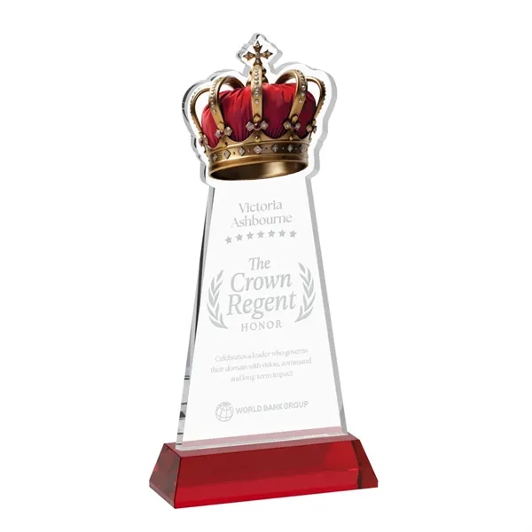 Item #AWS4406-R Crown Award on Hartford Base - Red