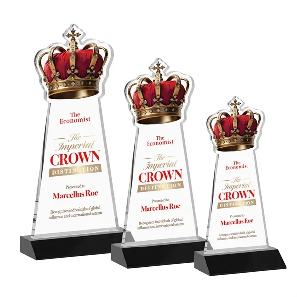 Item #AWARD AWV440-K Crown VividPrint™ Award - Black
