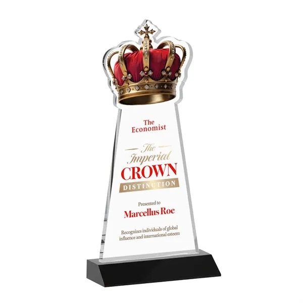 Item #AWARD AWV440-K Crown VividPrint™ Award - Black