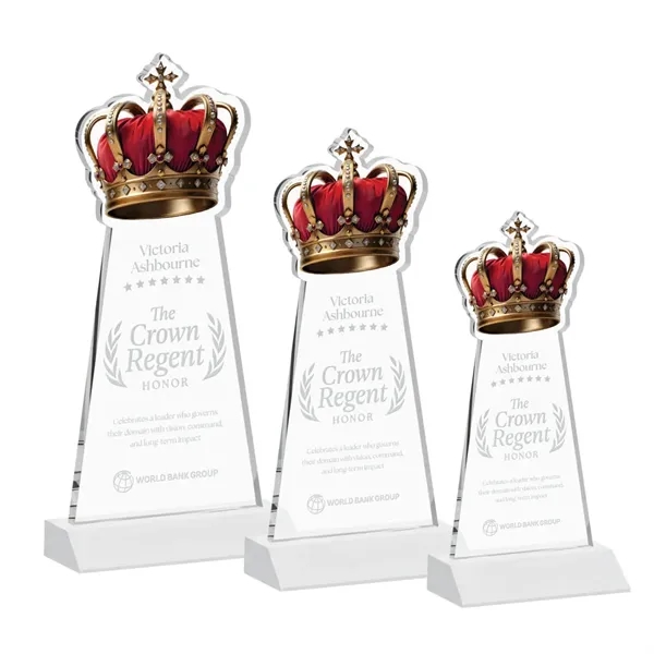 Item #AWARD AWS440-W Crown Award - White
