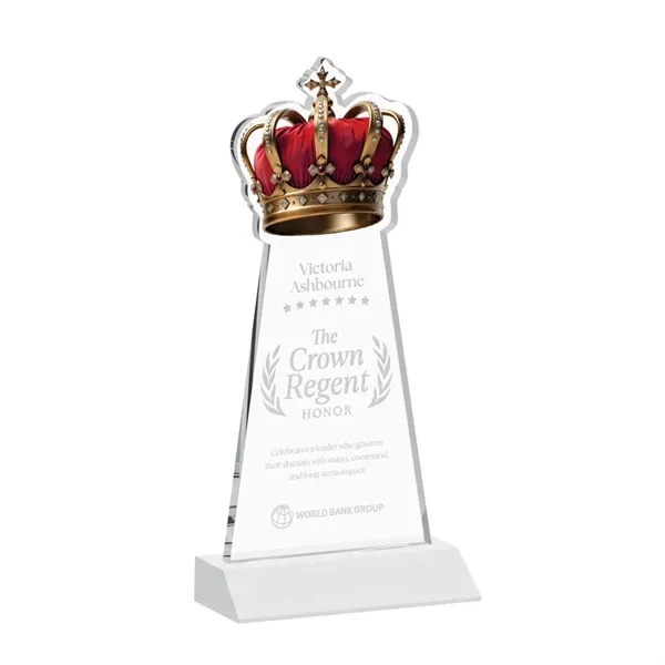Item #AWARD AWS440-W Crown Award - White