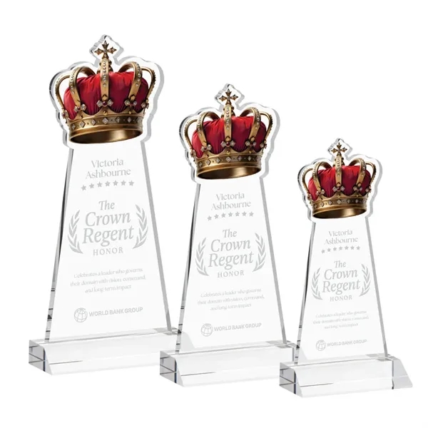 Item #AWARD AWS440 Crown Award - Clear