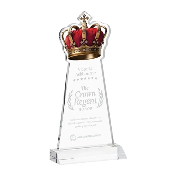 Item #AWARD AWS440 Crown Award - Clear