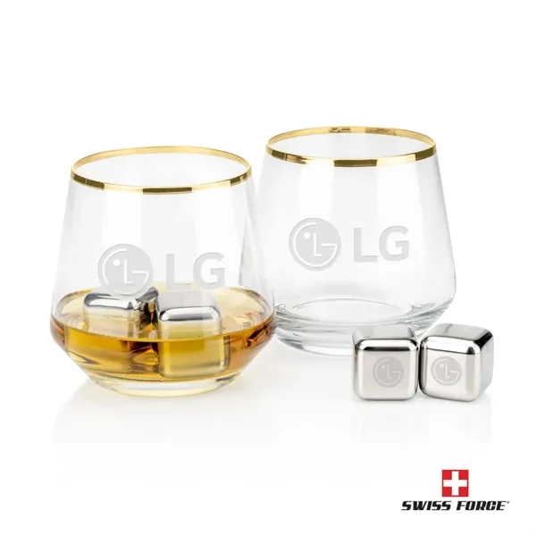 Swiss Force® S/S Ice Cubes & 2 Tucson OTR - Gold... from ASI 84592 St Regis Group