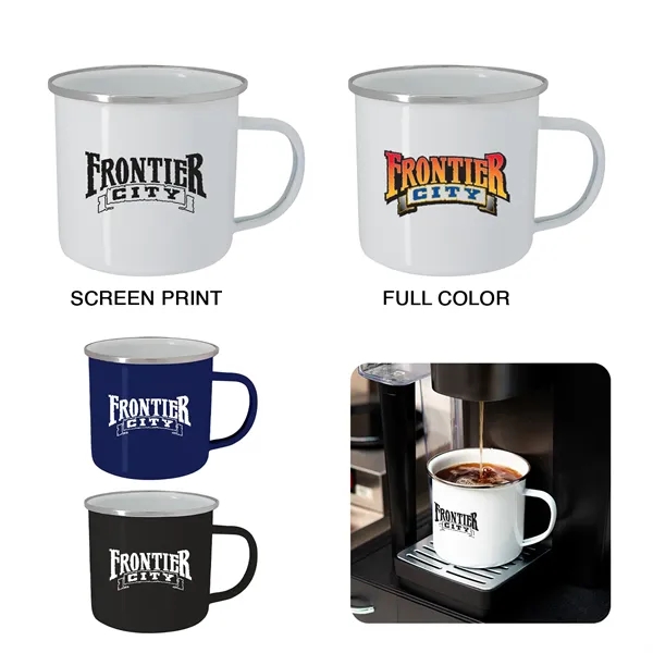 16oz campfire mug is designed for both hot and cold beverages.... from ASI 52710 Lincoln Line