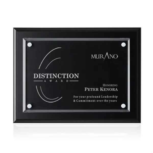 The crystal center plate of the Ulster features precisely beveled edges... from ASI 84592 St Regis Group / St Regis