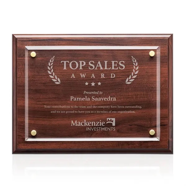 The beveled crystal center plate of the Ulster is raised above... from ASI 84592 St Regis Group / St Regis