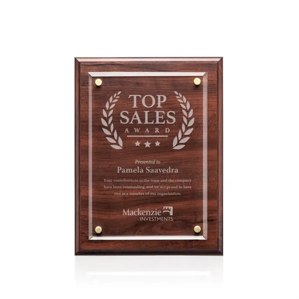 The beveled crystal center plate of the Ulster is raised above... from ASI 84592 St Regis Group / St Regis