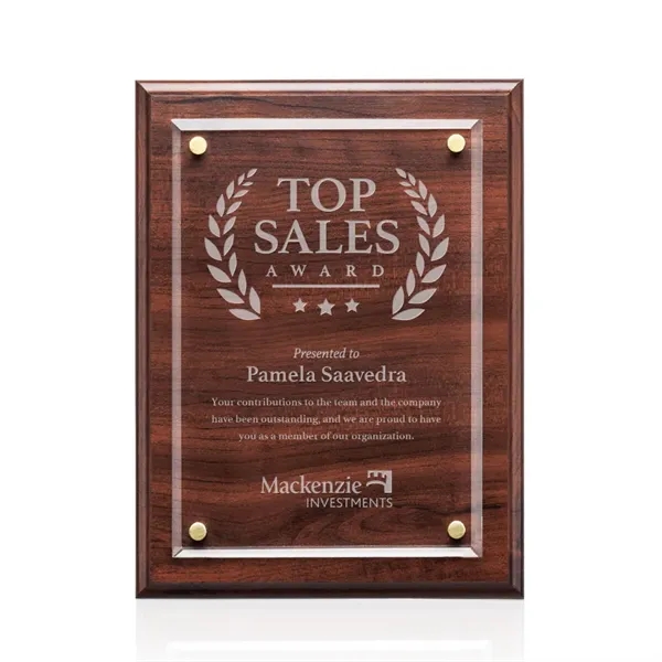 The beveled crystal center plate of the Ulster is raised above... from ASI 84592 St Regis Group / St Regis