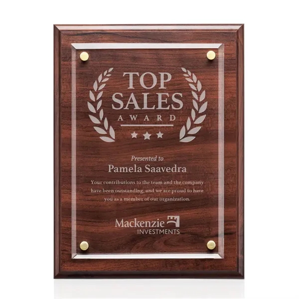 The beveled crystal center plate of the Ulster is raised above... from ASI 84592 St Regis Group / St Regis