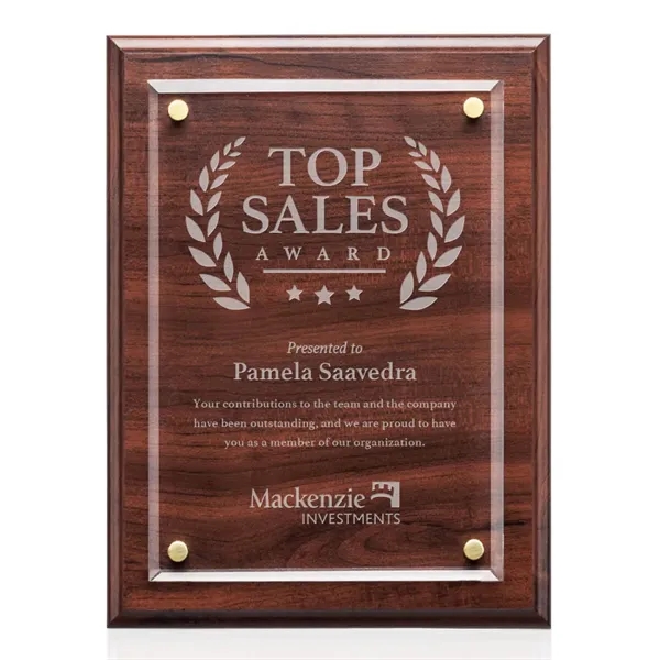 The beveled crystal center plate of the Ulster is raised above... from ASI 84592 St Regis Group / St Regis