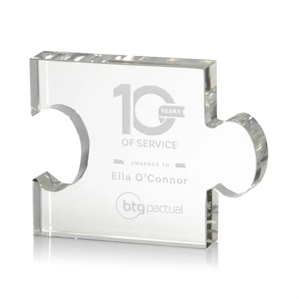 The Rune is an interlocking Puzzle Piece award of pure optical... from ASI 84592 St Regis Group / R S Owens & Co Inc