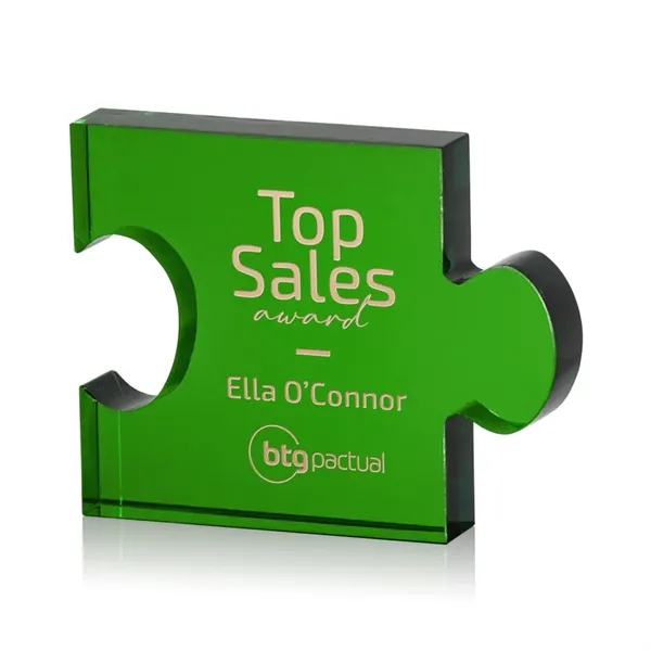 The Rune is an interlocking Puzzle Piece award of pure optical... from ASI 84592 St Regis Group / R S Owens & Co Inc