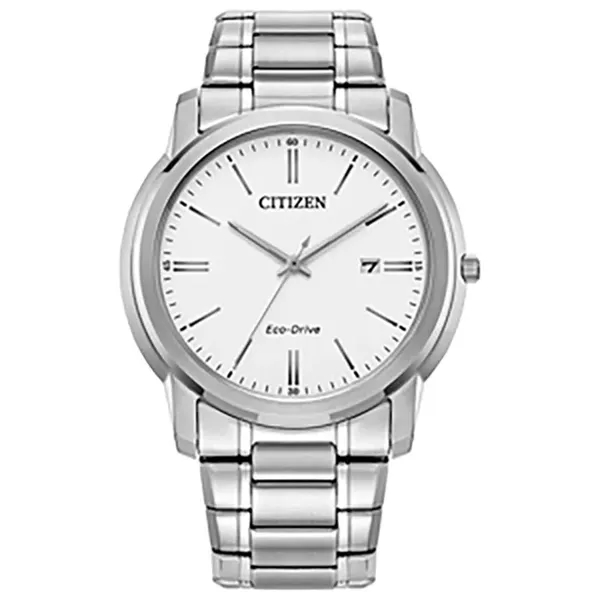 Eco-drive watch with silver tone stainless steel available in men's and... from ASI 86230 Selco