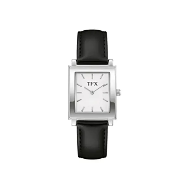 Men's leather strap bracelet watch with white dial.... from ASI 86230 Selco
