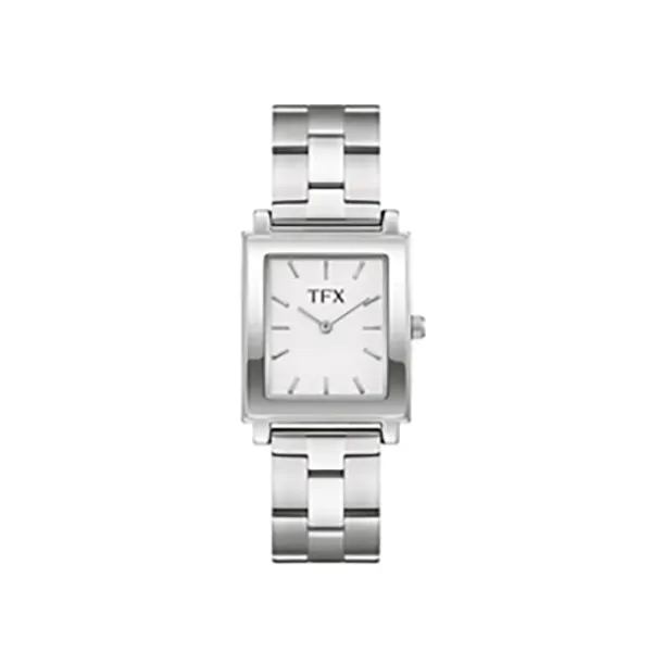 Men's stainless steel case and bracelet watch with white dial.... from ASI 86230 Selco