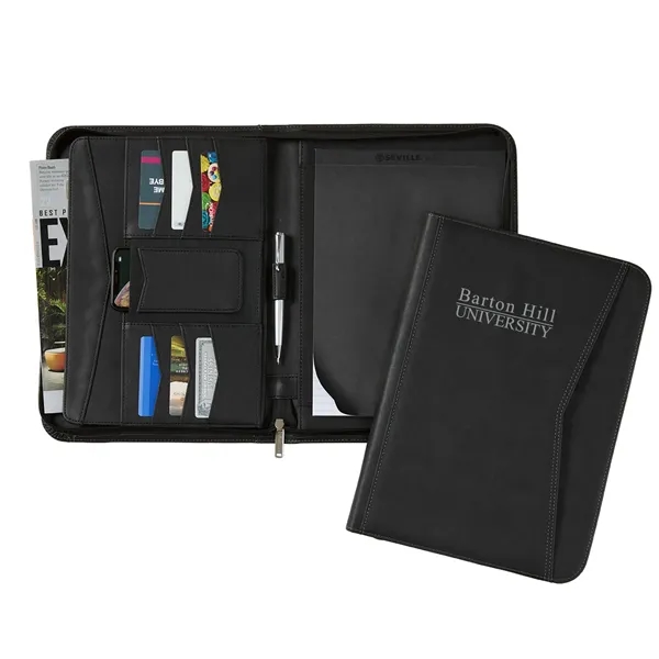 Item #VR-433 Next Gen Deluxe Zippered Padfofolio (3 Colors)
