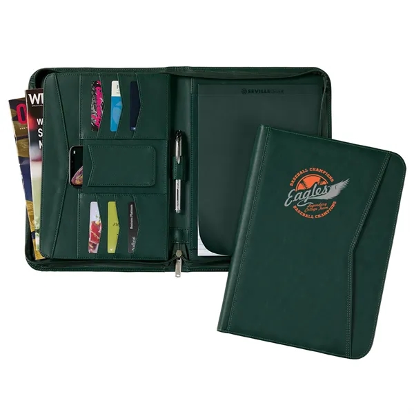 Item #VR-433 Next Gen Deluxe Zippered Padfofolio (3 Colors)