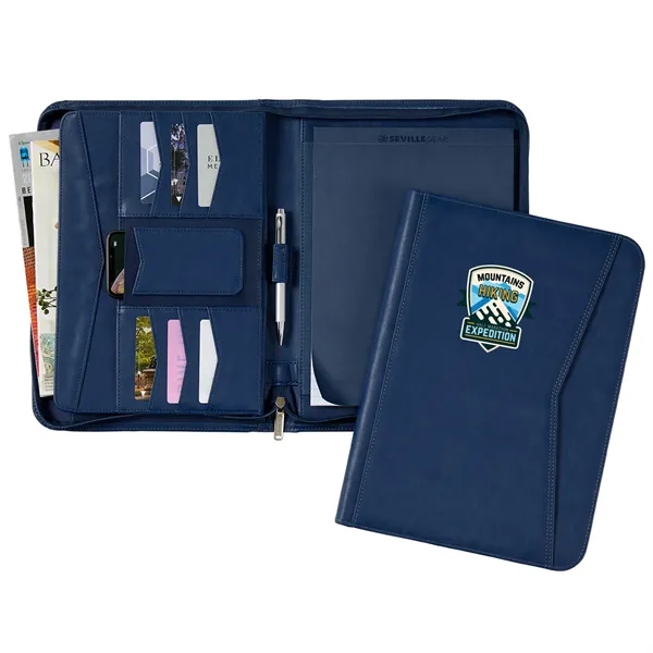 Item #VR-433 Next Gen Deluxe Zippered Padfofolio (3 Colors)