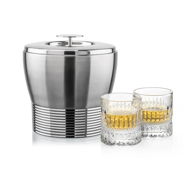 The Genoa Ice Bucket & On-the-Rocks Set is designed for effortless... from ASI 84592 St Regis Group