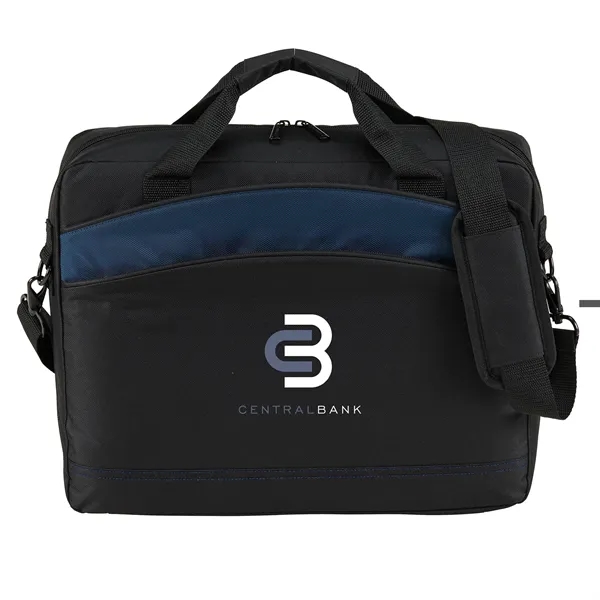 Padded Computer Brief with zippered compartments and adjustable shoulder strap. Carry... from ASI 86565 Seville Gear