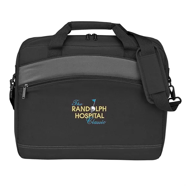 Padded Computer Brief with zippered compartments and adjustable shoulder strap. Carry... from ASI 86565 Seville Gear
