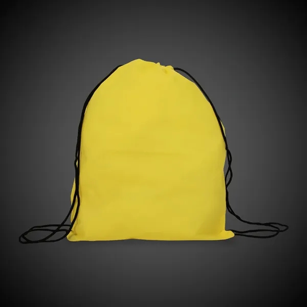 Primary Color Drawstring Backpacks... from ASI 42016 Brighter Promotions Inc