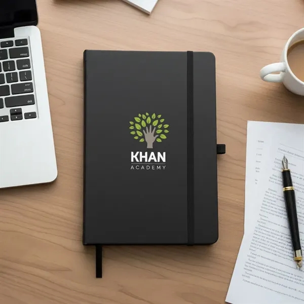 Vegan leather hardcover Journal. 192 white, lined pages. Acid-free 80-gram paper... from ASI 84592 St Regis Group