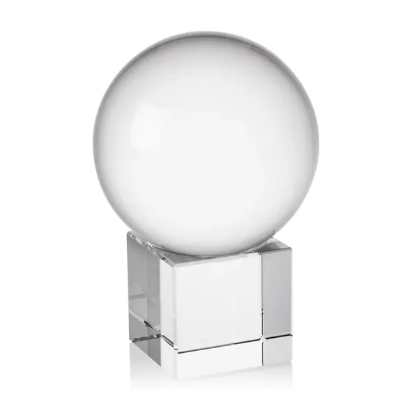 The Crystal Ball Award on Cube features a perfectly polished optical... from ASI 84592 St Regis Group / St Regis
