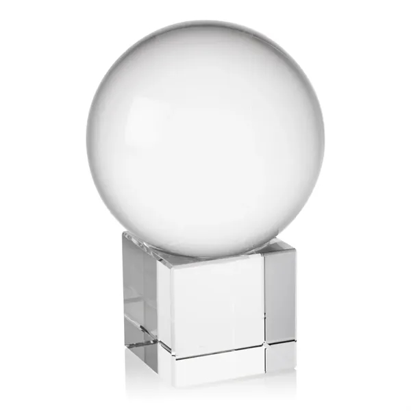 The Crystal Ball Award on Cube features a perfectly polished optical... from ASI 84592 St Regis Group / St Regis
