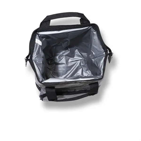 Insulated cooler backpack with large 12 can capacity and multiple pockets.... from ASI 39552 BEL Promo