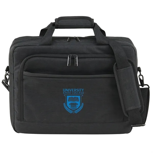 Padded Computer Brief with zippered compartments and adjustable shoulder strap. Carry... from ASI 86565 Seville Gear