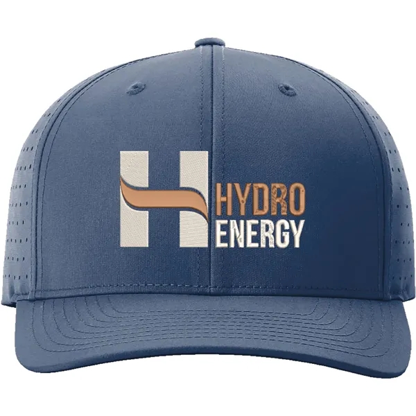 Richardson 632 laser perf R-FLEX snapback six-panel snapback hat with patch... from ASI 74601 Calico