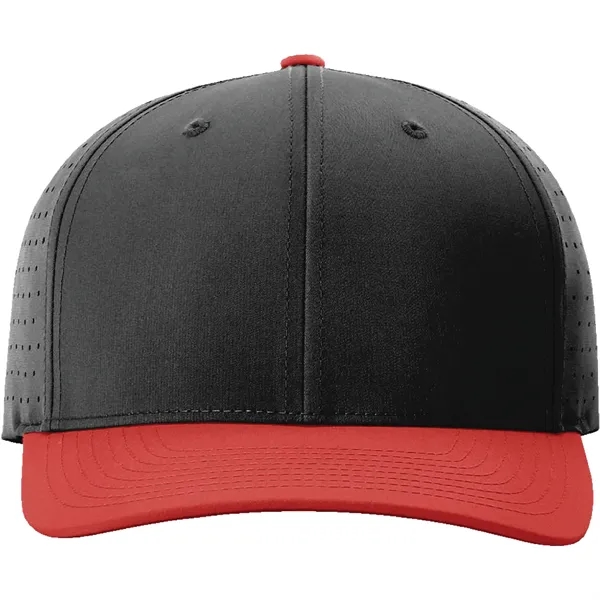 Richardson 632 laser perf R-FLEX snapback six-panel snapback hat with patch... from ASI 74601 Calico