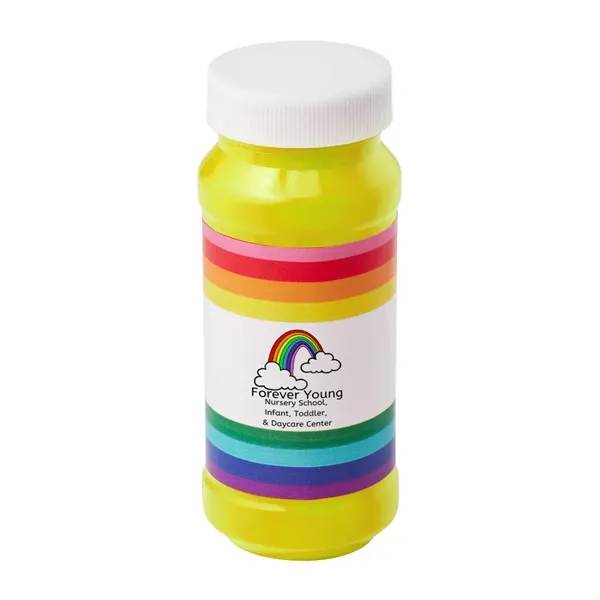 4 ounce bottle of bubbles with digitally printed label.... from ASI 63549 Jornik Manufacturing Corp / Jornik