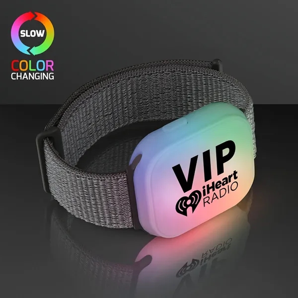 VIP Hook and Loop Bracelet Light Up Comfort Bands, No Flash... from ASI 34194 ALightPromos