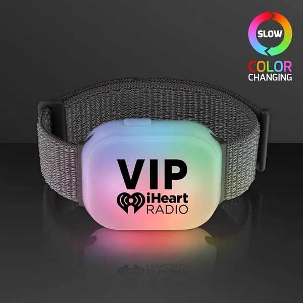 VIP Hook and Loop Bracelet Light Up Comfort Bands, No Flash... from ASI 34194 ALightPromos