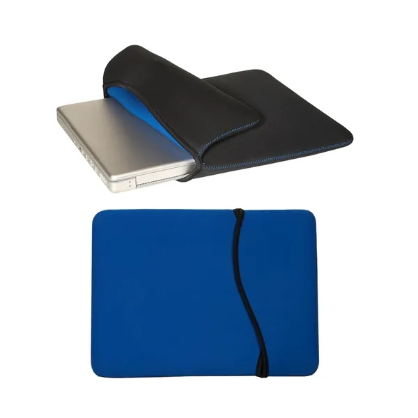 Reversible laptop sleeve made from flexible neoprene.... from ASI 79530 Prime Line