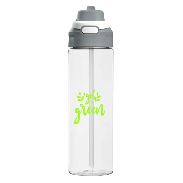 28 oz Iris Recycled PET Flip Straw Bottle... from ASI 79530 Prime Line