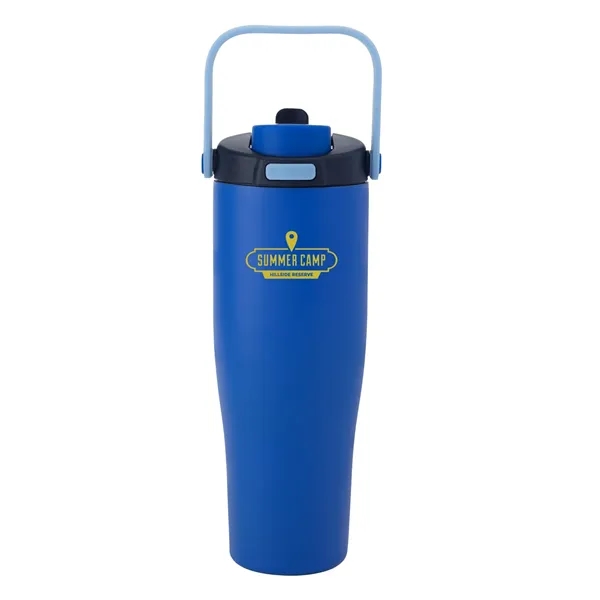 30 oz Lily Recycled Stainless Steel Vacuum Tumbler with F...... from ASI 79530 Prime Line