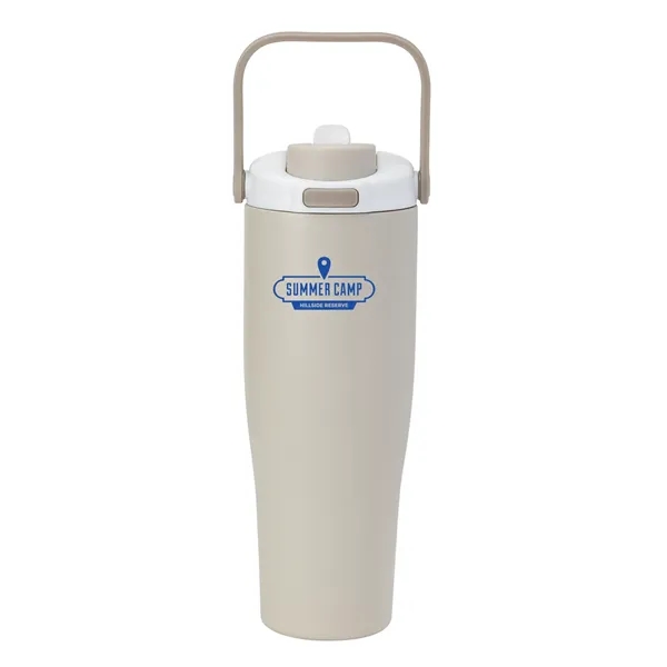 30 oz Lily Recycled Stainless Steel Vacuum Tumbler with F...... from ASI 79530 Prime Line