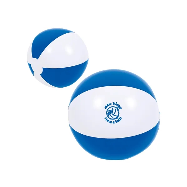 16" two-tone beach ball with white and your choice of classic... from ASI 79530 Prime Line